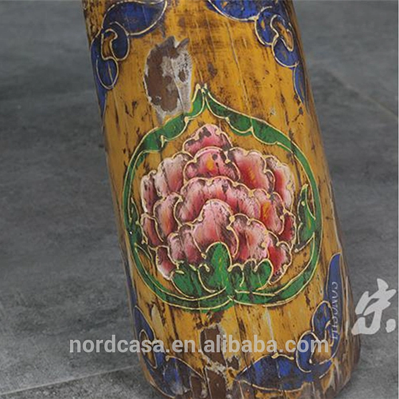 hand painting chinese antique style garden bench