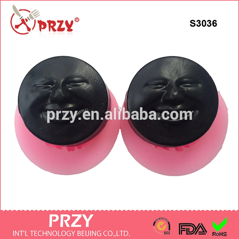 S3036 PRZY whole sale human face soap mold,silicone human face soap mold