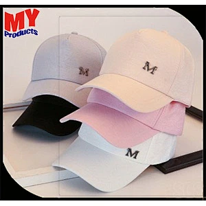 High Quality Custom M Letter Logo Baseball Cap Blank Trucker Hats