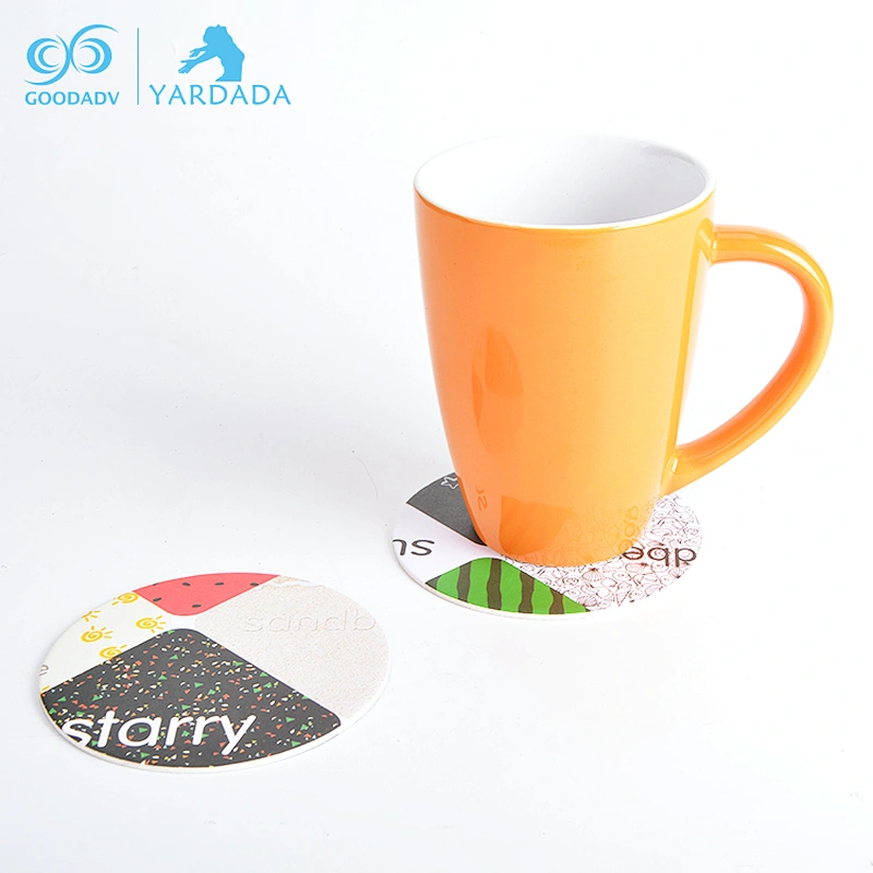 Custom Drink Beer Round Coaster,Colorful Wood Eco-Friendly Coaster