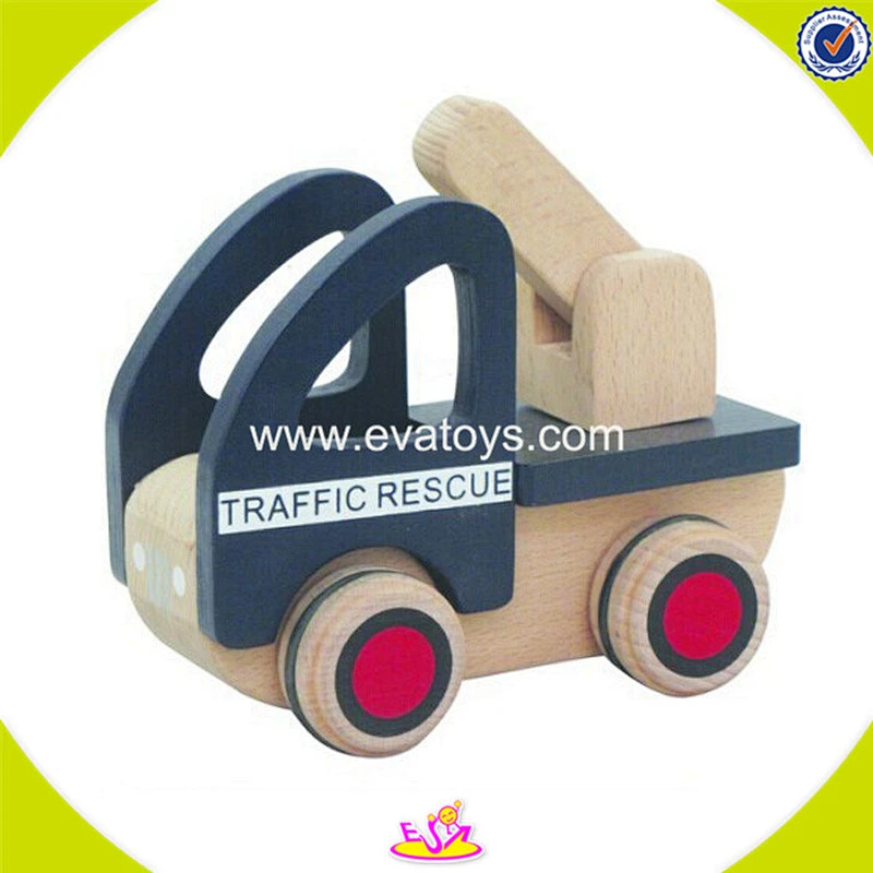 Wholesale new design Mini Colorful wooden truck car toy for baby W04A097