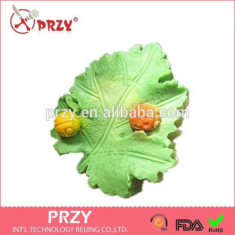 Leaves silicone soap molds/Ladybug silicone soap molds