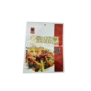 Customized design printing plastic vacuum snack PE packing bag