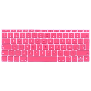 Spanish Silicone keyboard cover laptop keyboard cover for MACBOOK 12 inch keyboard cover new pro a1708