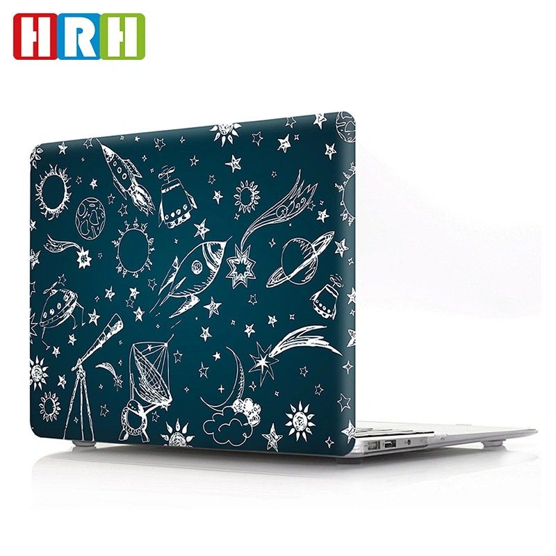 Cartoon Space Series odm oem pc case printer dust cover Hard Shell  For macbook pro 17 hard shell case Air Pro Touch Bar for mac