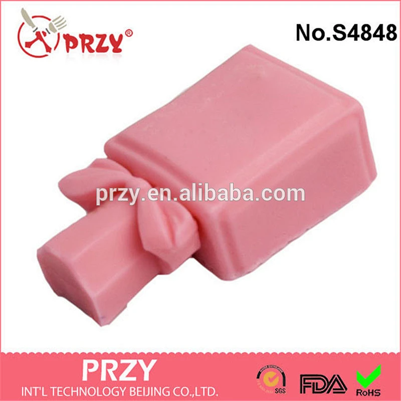 S4848 bow silicone mold candy molds fondant cake decoration cake tools Soap Mold
