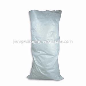price of white 50kg 100kg pp woven sugar packaging bag with liner