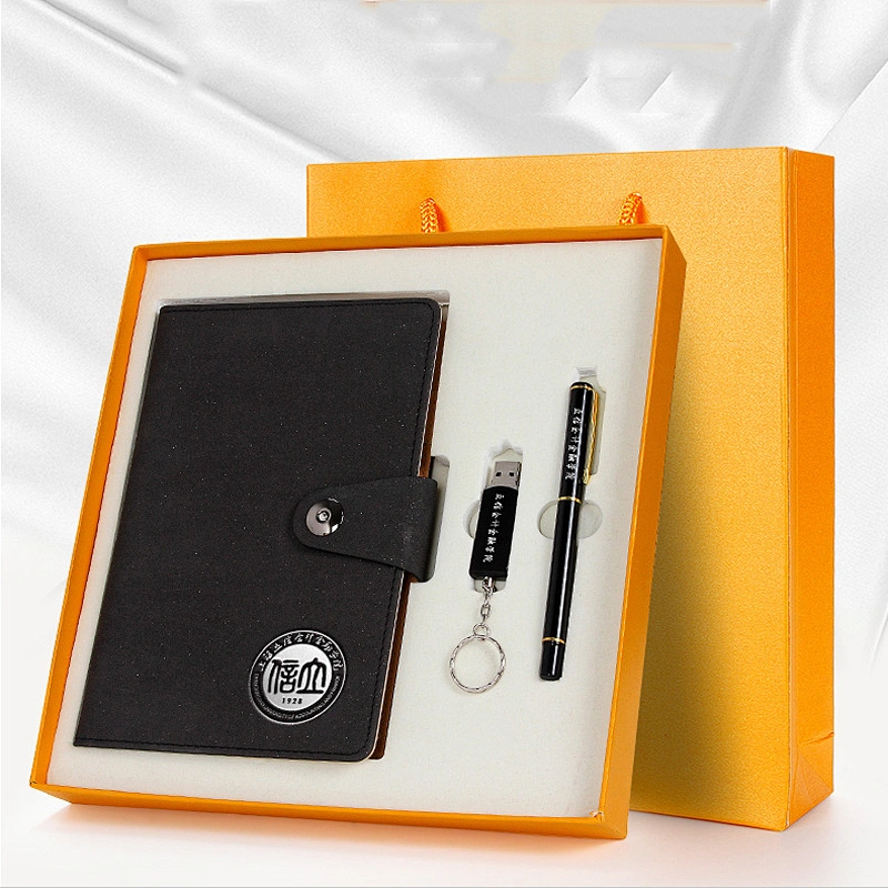 2019 Factory Directly in-Stock Product High Quality Business Gift Set Notebook U-Disk Pen Gift Set