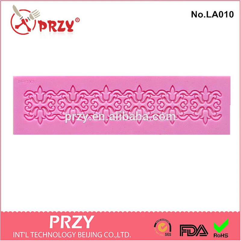 decorative silicone lace cake mat
