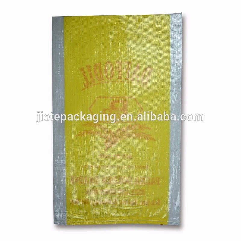 100% new polypropylene yellow PP plastic woven bags for sugar, salt, flour, rice