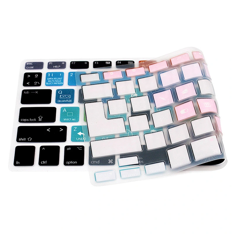 spanish aliexpress Waterproof Ultra thin FL Studio Fruity Loops  Silicone Keyboard Skin For Apple For Macbook Cover