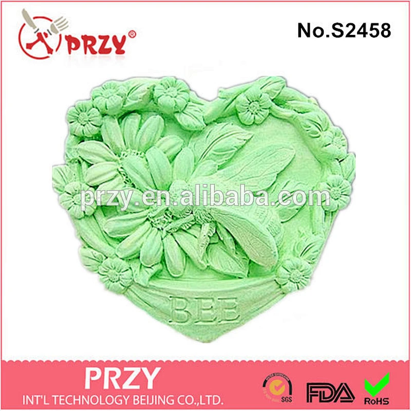 PRZY s2458 DIY Silicone Garden Bee Soap Mold