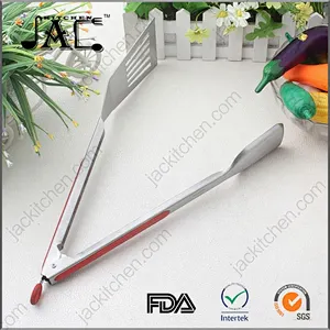 Custom Stainless Steel Pp Silicone Bread Tong