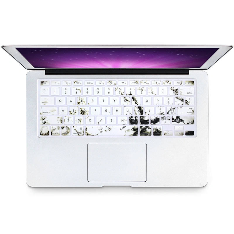 Marble Design laptop Silicone Keyboard cover custom keyboard skin for Macbook Pro 15 Retina English Version