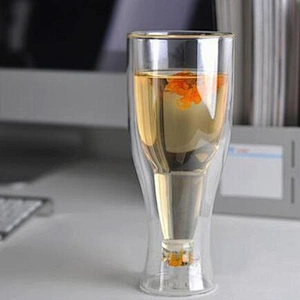 Unique style inverted beer cup bottle for bar