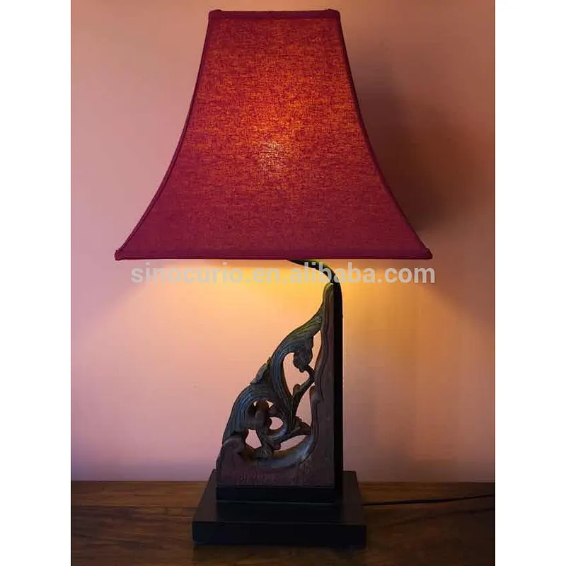 chinese antique lamp paper & silk star & lotus lantern for home accessory & decor