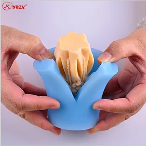 Creative 3d Silicone Candle Mold Vase Shape Handmade Crafts Resin Clay Soap Molds