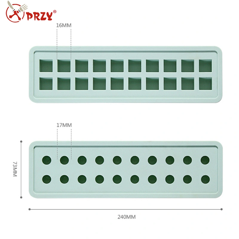 square and ball shape ice cube tray mold 20 cavity maker mold jelly tray mold