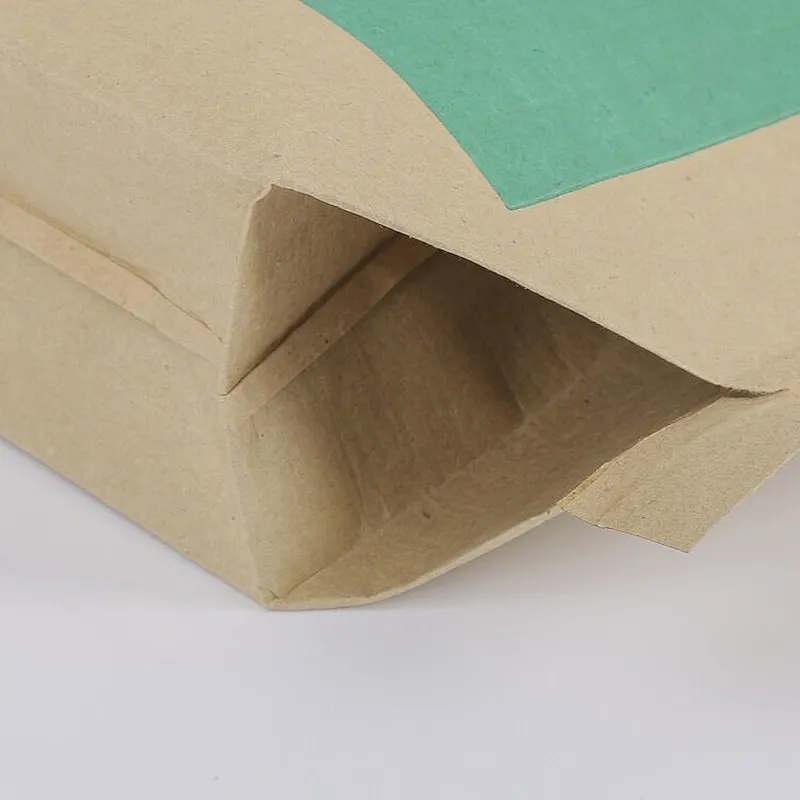 Custom kraft paper bag for cement putty powder packing20kg 50kg