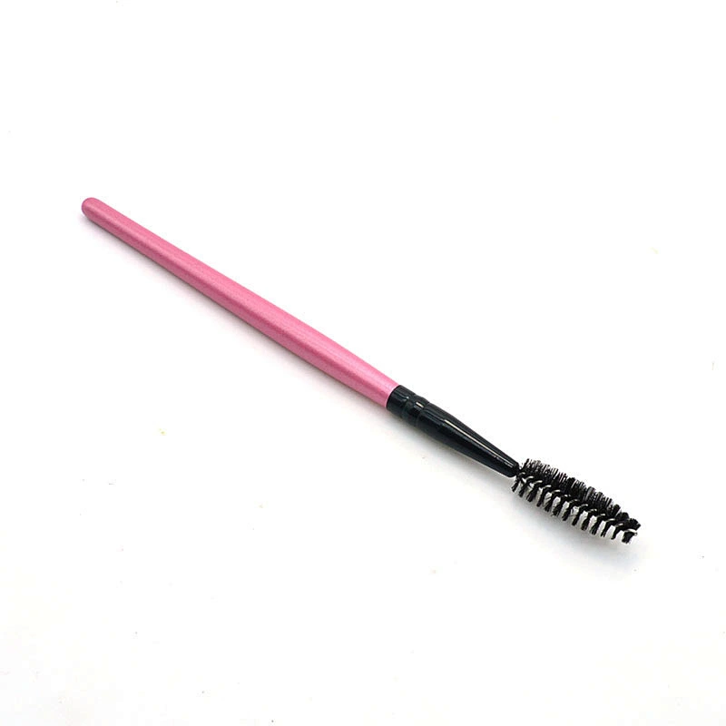 Wholesale cosmetic tools private label makeup brush wood eyelash extension brush