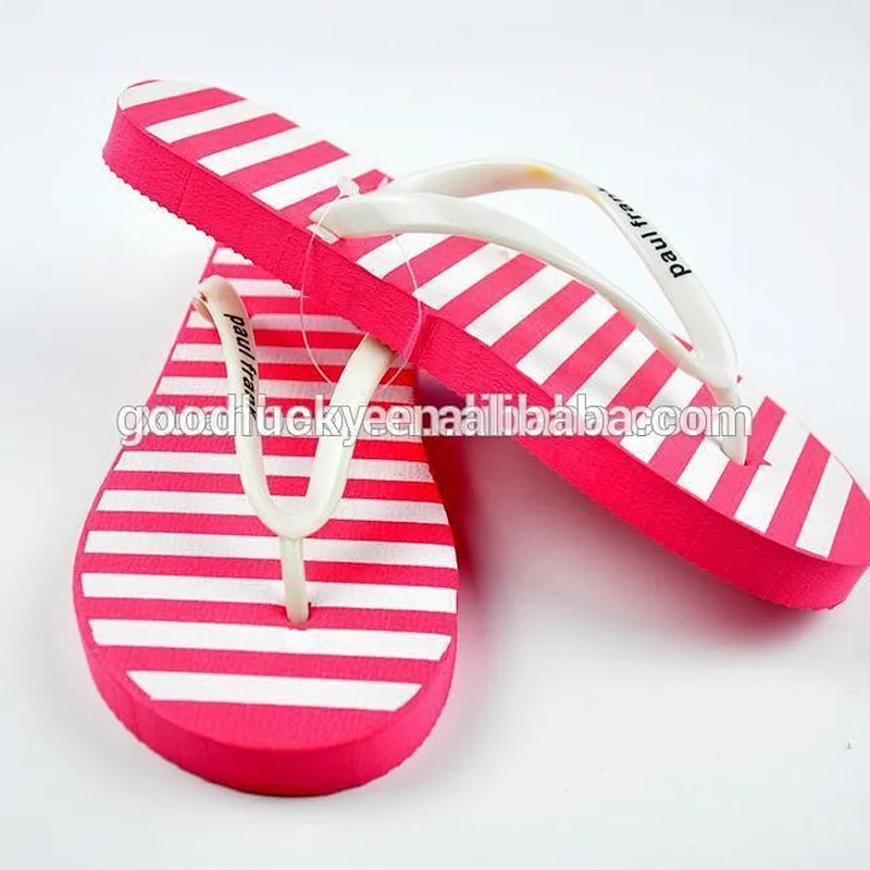 China manufacturer Hot sale fashion ladies eva flip flops