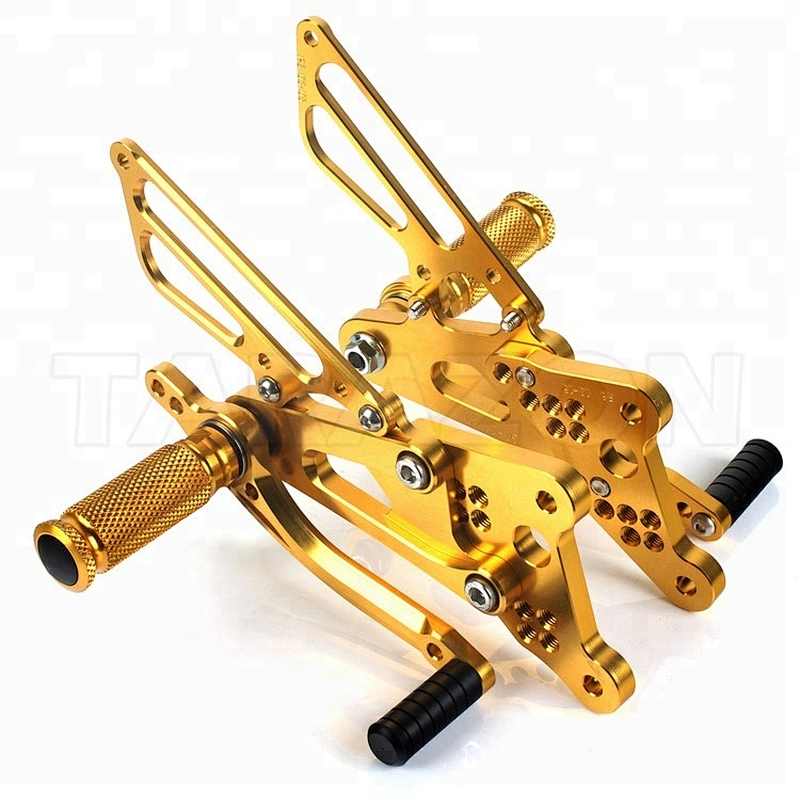 CNC Billet Adjustable Rear sets Footrest Footpeg For R6