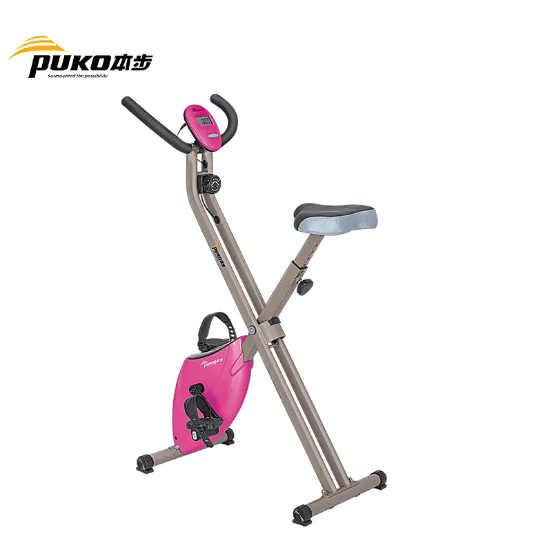 Home gym folding magnetic bike