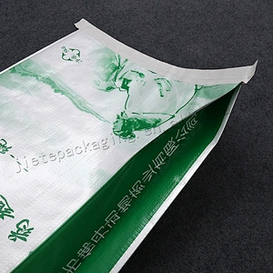 5kg pp woven shopping packaging bag with carry handle for chinese herbal medicine