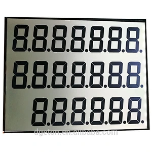 3 5 12 20 22 digits 7 segment lcd display screen OEM factory