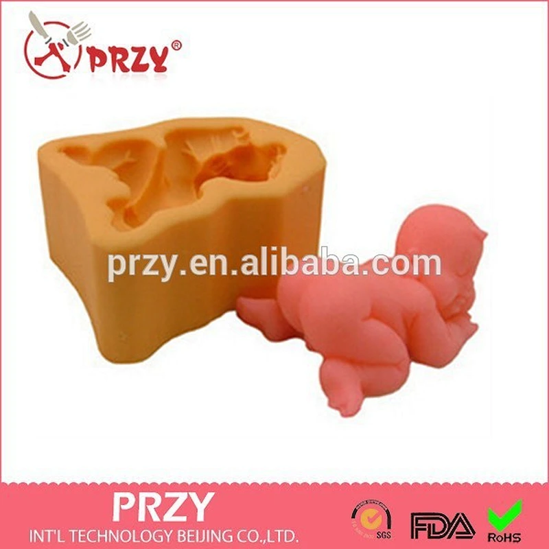 Baby fondant decorating silicone mold