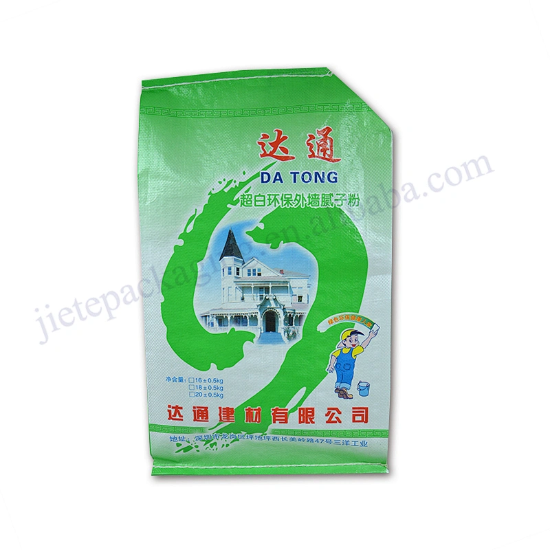 Factory sale bopp laminated plastic pp woven wall putty powder cement bag