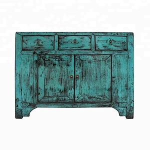 chinese old lacquered storage rustic sideboard furniture