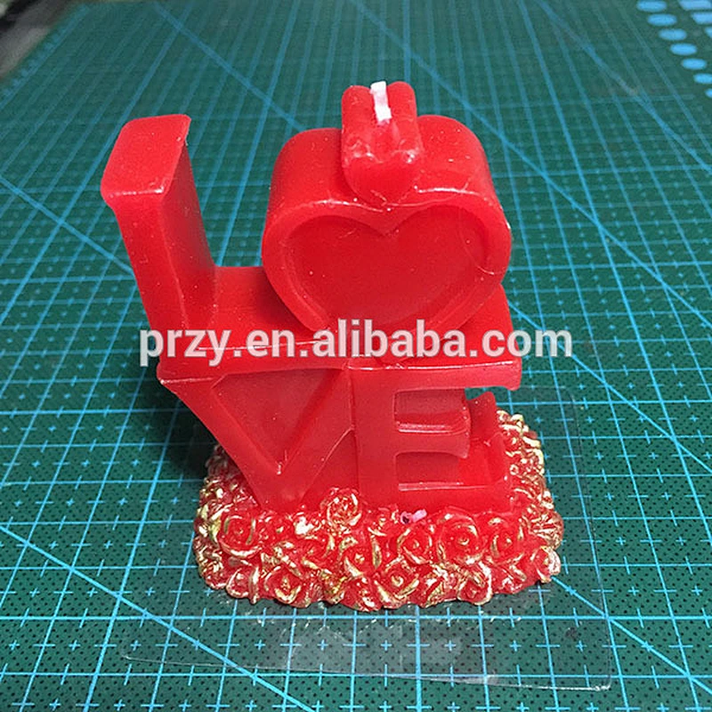 S3006 new design tasty top cake silicone mold Love shape cake mold