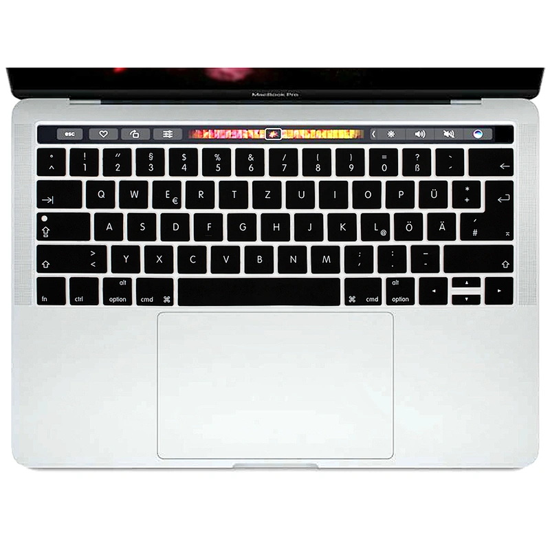 EU/US Version Silicone Keyboard Cover German keyboard protector for Macbook Pro Touch Bar  Keyboard Skin
