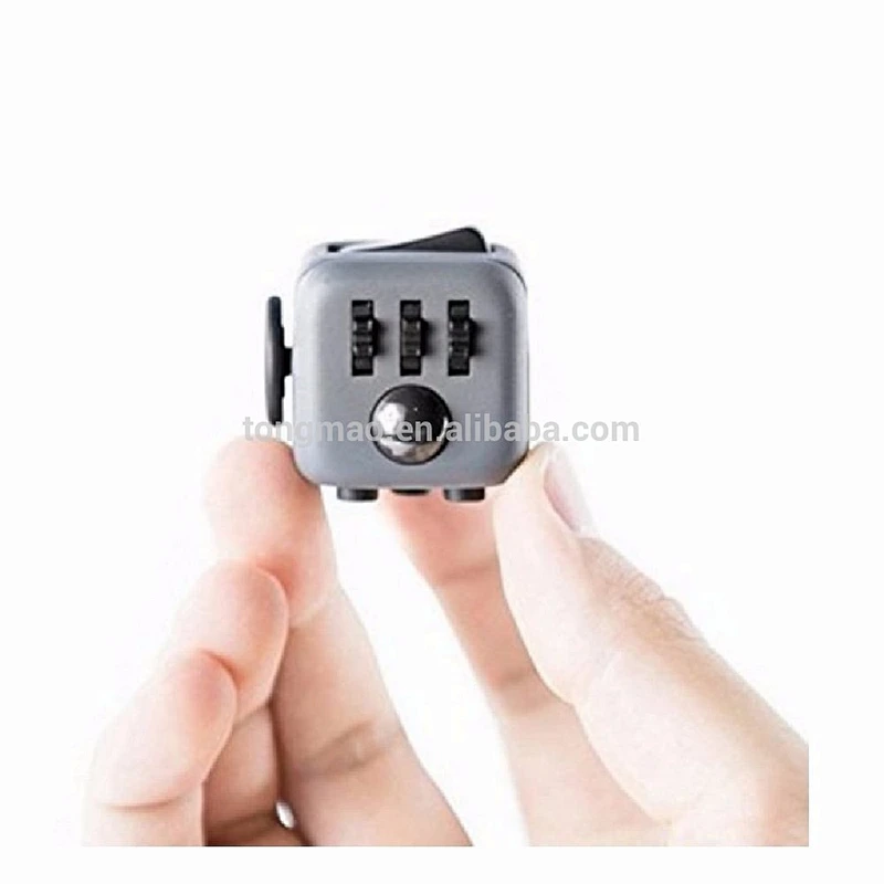 Hand Spinner Fidget Cube With Button Anti Irritability Toy