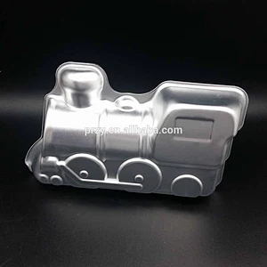Train Shaped Metal Cake Molds,Aluminum.Alloy Baking pan for cake making