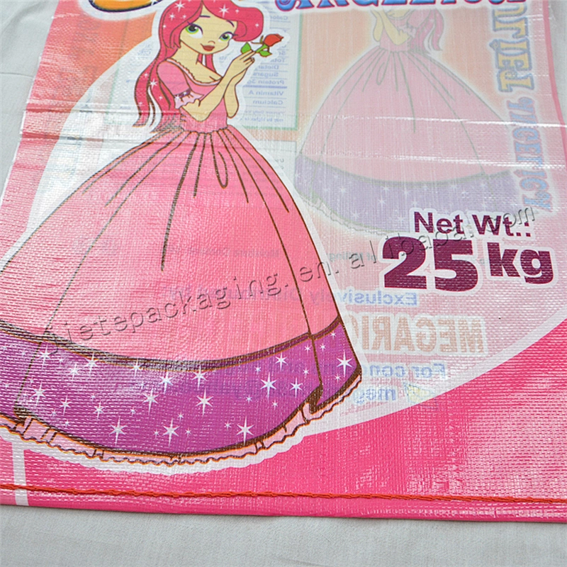25kg transparent plastic bopp laminated and printing pp woven jasmine rice thailand bag