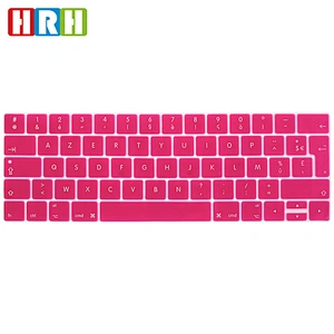 French Silicone Custom Laptop keyboard cover keyboard protector For macbook pro With Touch Bar A1706 A1707 European Version