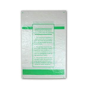 White plastic 25kg pearl laminated pp cement and mortar bag