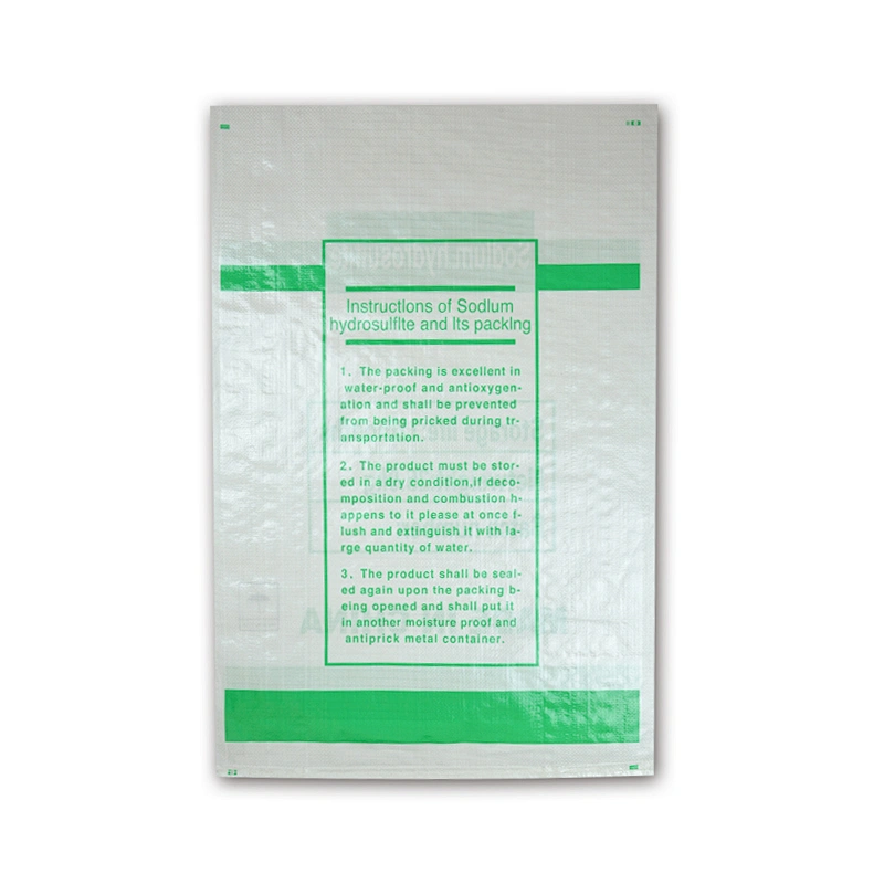 White plastic 25kg pearl laminated pp cement and mortar bag