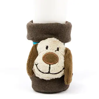 Autumn Winter wholesale kids manufacturers Newborn non slip floor lovely cartoon cat bear coral velvet Baby shoe Socks