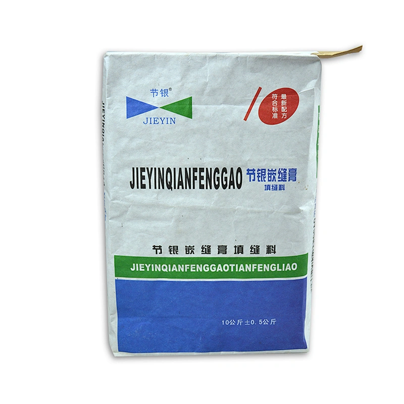 Industrial use kraft paper valve bag for cement, putty powder 10kg white paper cement bag