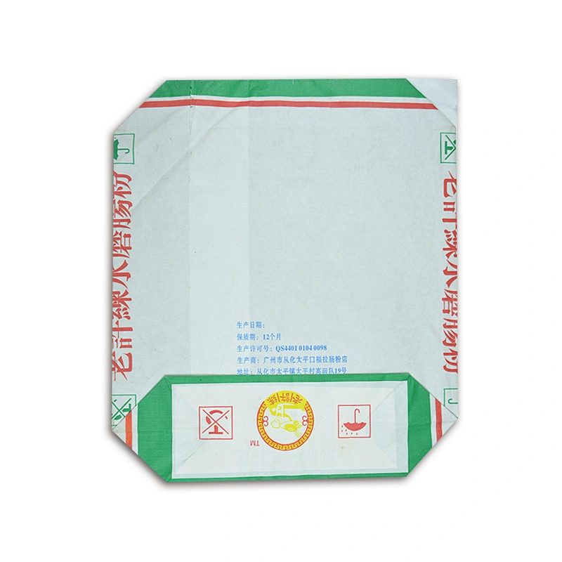 20kg40kg kraft paper bag for cement putty powder packaging
