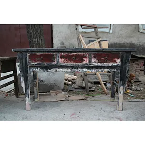 chinese antique furniture/rustic wood alter table