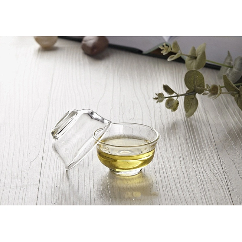 Heating resistant glass bowl small tea cup for loose leaf tea