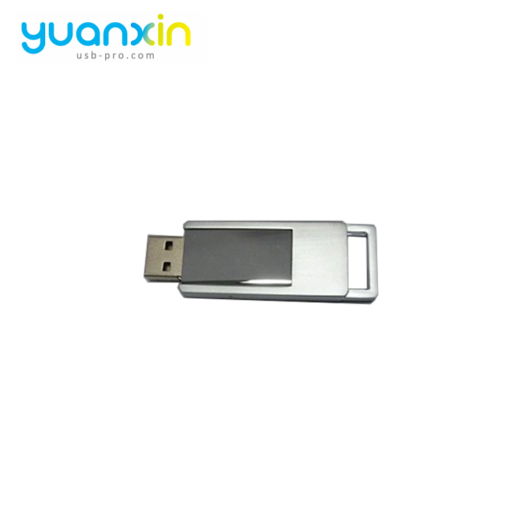 Covered Rotatable Metal Usb Drive