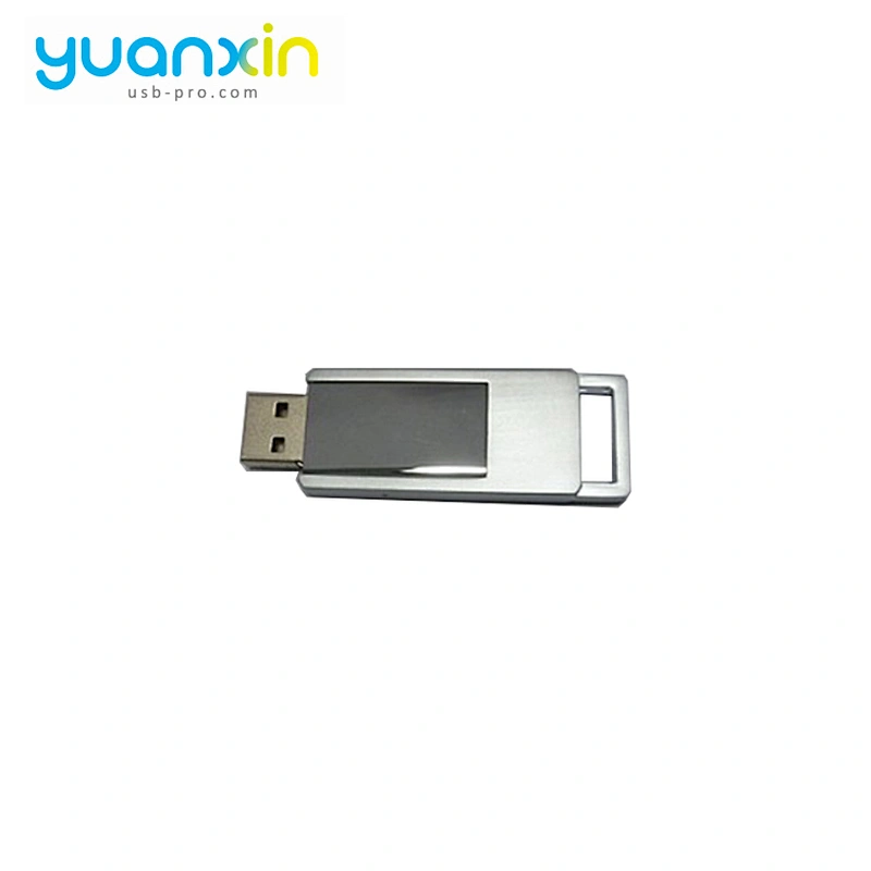 Covered Rotatable Metal Usb Drive