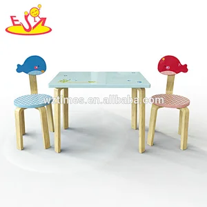 2018 New Original Design kids drawing table for dinning W08G244