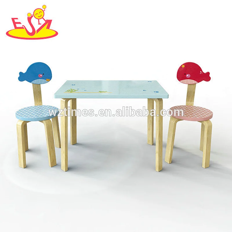 2018 New Original Design kids drawing table for dinning W08G244