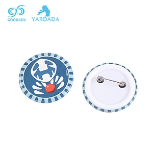 plastic tinplate buttons/badge/emblem